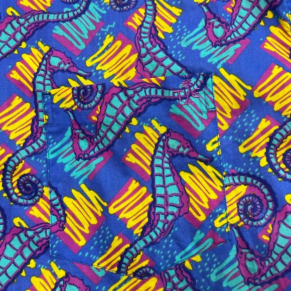 Tipsy Elves Wild Seahorse Print button-up shirt - Picture 7 of 9